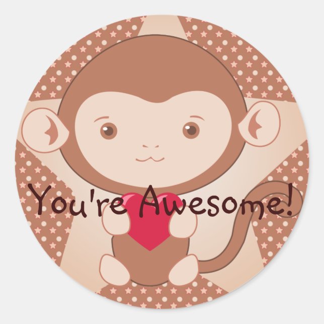 Adesivo Macacos-Stickers (Frente)