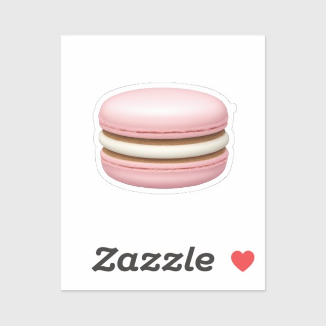 Adesivo Macaron Emoji Art Rosa (Folha)