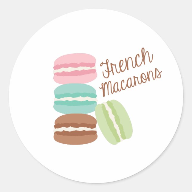 Adesivo Macarons Franceses (Frente)
