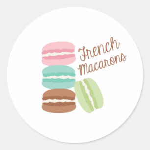 Adesivo Macarons Franceses