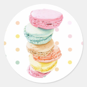 Adesivo Macarons pontos Sticker