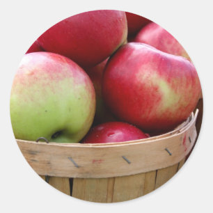 Adesivo Maçãs frescas no mercado de agricultores