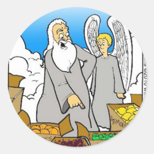 Adesivo Maçãs Verdes Maçãs Engraçadas Cartões Camisetas e