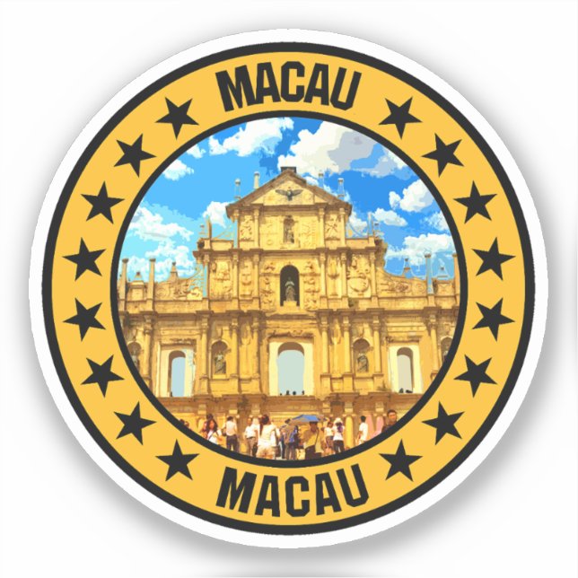 Adesivo Macau (Frente)