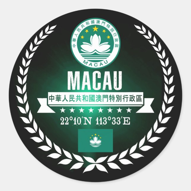 Adesivo Macau (Frente)