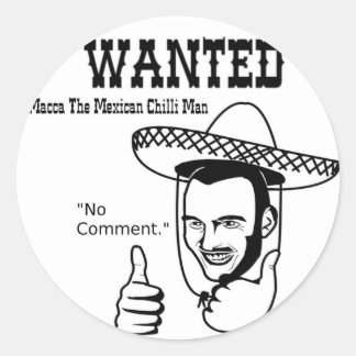 Adesivo Macca Mexicano Chili Man