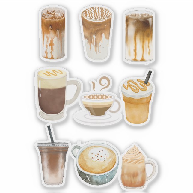 Adesivo Macchiato Collage (Frente)