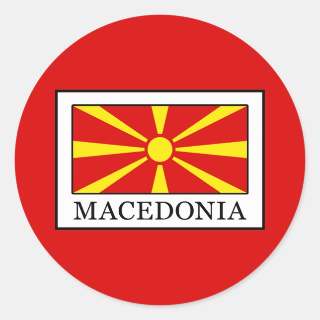 Adesivo Macedônia (Frente)