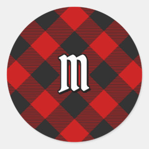 Adesivo MacGregor Rob Roy Tartan Classic Round Sticker