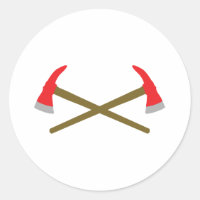 machado de bombeiro cruzado