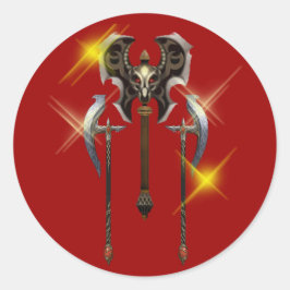 Adesivo Machado machado de briga battle axe ax