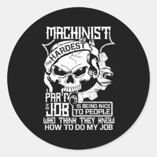 Adesivo Machinistas O Mais Difícil Como Fazer Meu Trabalho