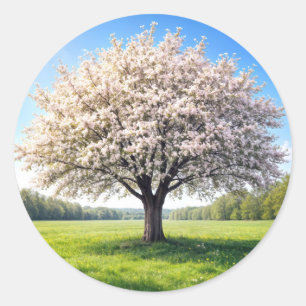 Adesivo Macieira na Primavera em Flor