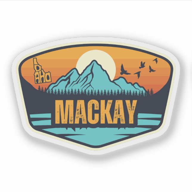 Adesivo Mackay, Idaho (Frente)