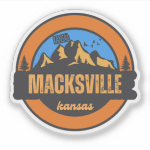 Adesivo Macksville, Kansas
