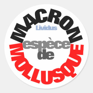 Adesivo Macron espèce de Mollusque Sticker