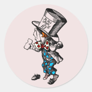 Adesivo Mad Hatter Alice No País Das Maravilhas