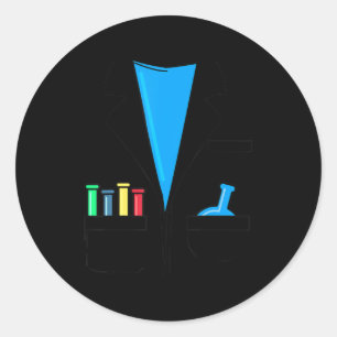 Adesivo Mad Scientist Figurume Nerd Química Divertimento C