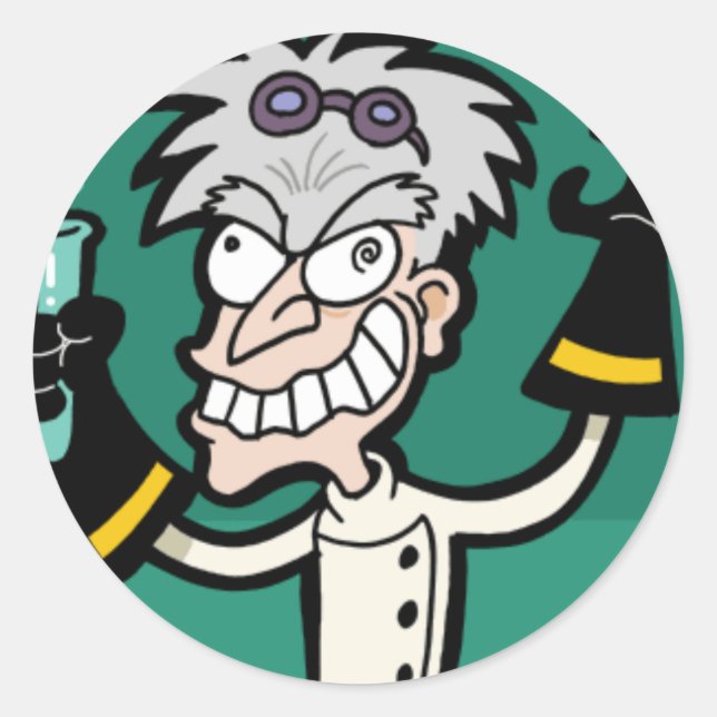 Adesivo Mad Scientist Sticker (Frente)