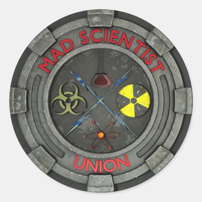 Adesivo Mad Scientist Union Sticker (Frente)