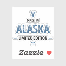 Adesivo Made in Alaska Limited Edition