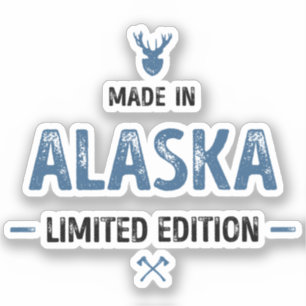 Adesivo Made in Alaska Limited Edition