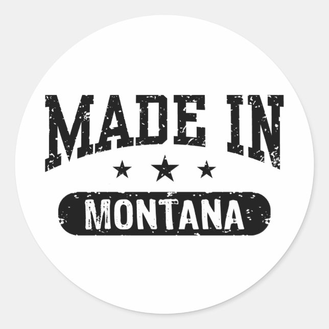 Adesivo Made In Montana (Frente)