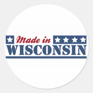 Adesivo Made In Wisconsin
