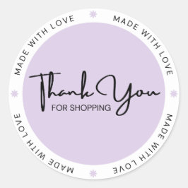 Adesivo Made with Love Stickers 