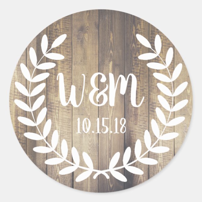 Adesivo Madeira Branca Rústica de Carvalho da Fazenda Laur (Frente)