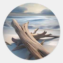 Adesivo Madeira limpa na praia.