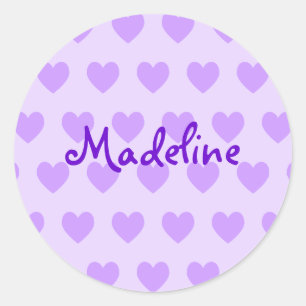 Adesivo Madeline em Roxo