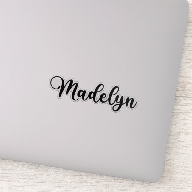 Adesivo Madelyn Name - Caligrafia manuscrita (Detalhe)