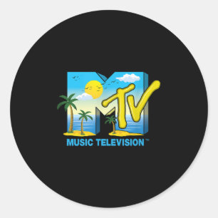 Adesivo Mademark X Mtv - O Logotipo Oficial Da Mtv Com Sun