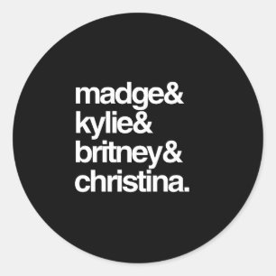 Adesivo Madge Kylie Britney e Christina