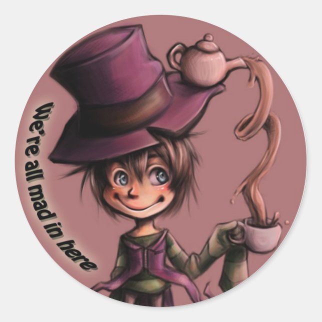 adesivo madhatter (Frente)