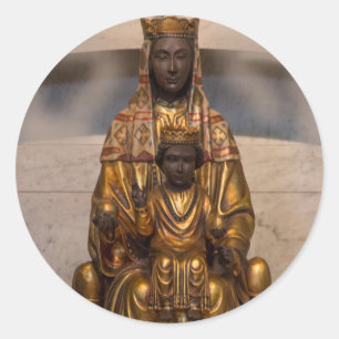 Adesivo Madona da Espanha de Montserrat Black Madonna