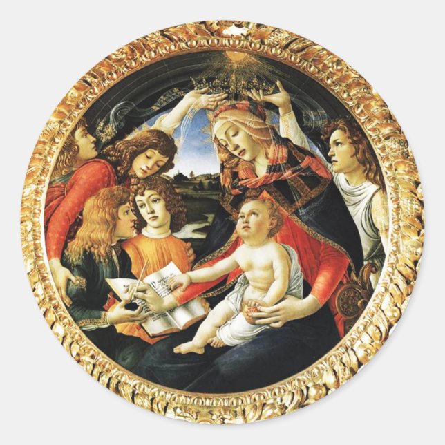 Adesivo Madona do Magnificat (Frente)