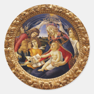 Adesivo Madona do Magnificat de Sandro Botticelli