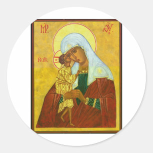 Adesivo Madona e criança