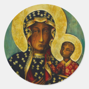 Adesivo Madona Negra de Częstochowa