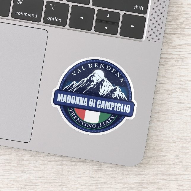 Adesivo Madonna Di Campiglio, Itália  (Detalhe)