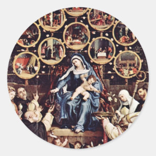 Adesivo Madonna do rosário pelo loto Lorenzo (o melhor