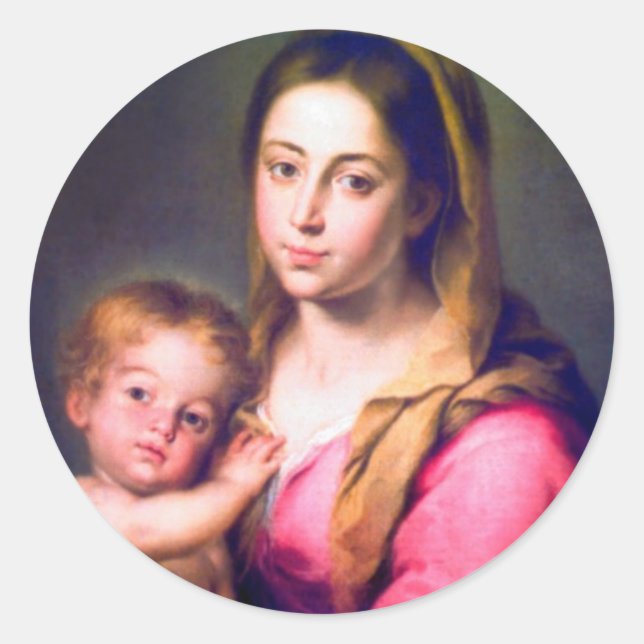 Adesivo Madonna e Child Stickers (Frente)
