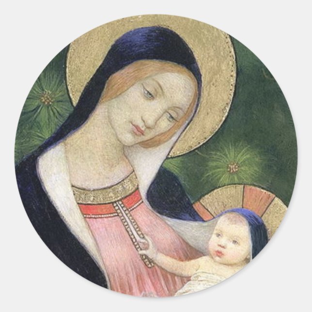 ADESIVO MADONNA E CRIANÇA (Frente)