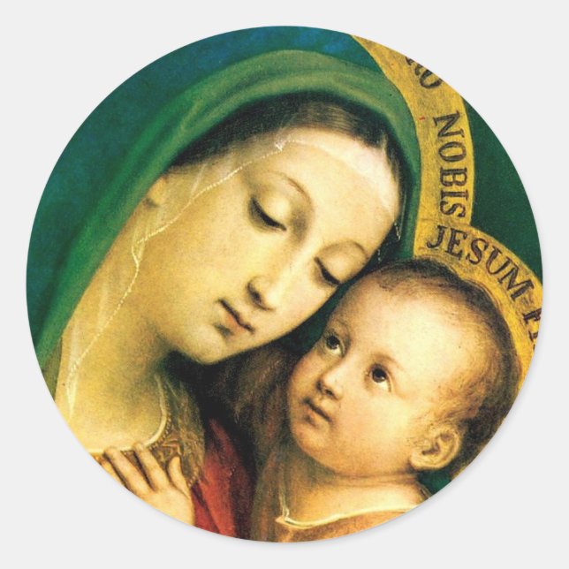 ADESIVO MADONNA E CRIANÇA (Frente)