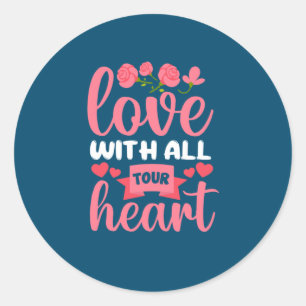 Adesivo Madre Art Love With All Tour Heart