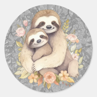 Adesivo Madre Leve e Bebê-Stickers