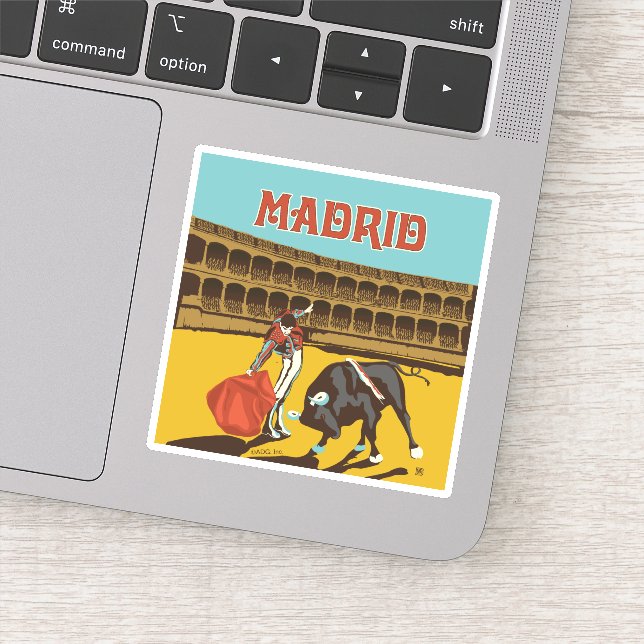 Adesivo Madrid, Espanha (Detalhe)