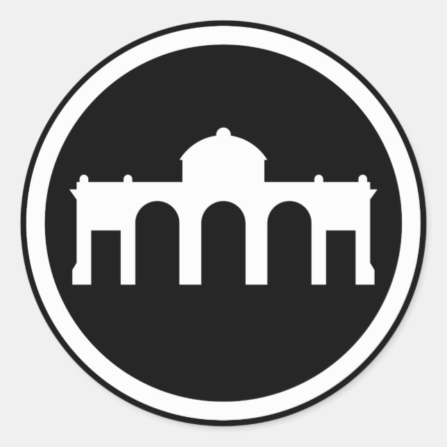 Adesivo Madrid, Espanha - A Moderna Coleção do Euro (Frente)